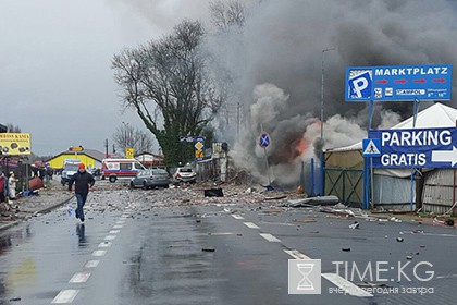 На польско-германской границе произошел мощный взрыв