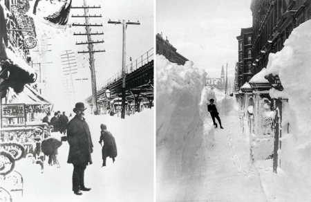 Уникальные исторические кадры: Белый Ураган 1888 года в Америке