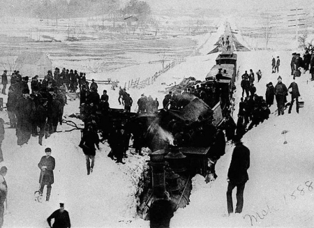 Уникальные исторические кадры: Белый Ураган 1888 года в Америке