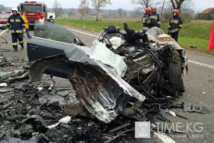 Двое россиян погибли в аварии на польской трассе