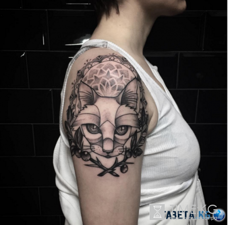 Cat-татуировки: когда любовь к кошкам сильнее всего!