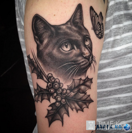 Cat-татуировки: когда любовь к кошкам сильнее всего!