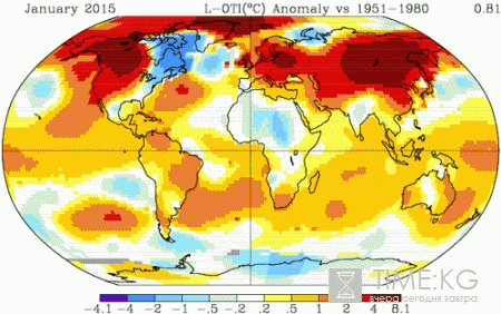 Март 2016 года стал самым теплым за всю историю наблюдений