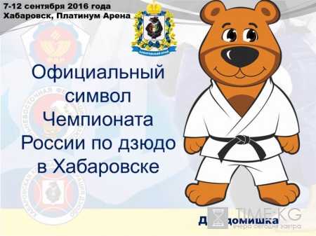Символом чемпионата России по дзюдо 2016 года станет Дзюдомишка