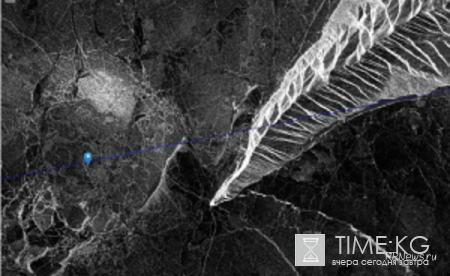 Ученые обнаружили на космических снимках гигантские кольца на льду Байкала