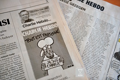 Турецким журналистам дали два года тюрьмы за перепечатку карикатур Charlie Hebdo