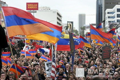 У посольства Турции в Москве начался митинг в память о геноциде армян