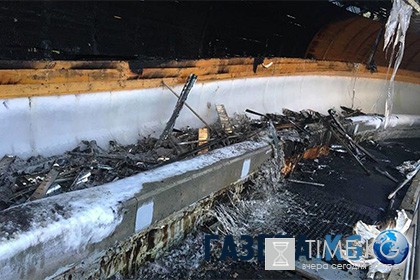 В Сочи cгорел участок олимпийской санно-бобслейной трассы