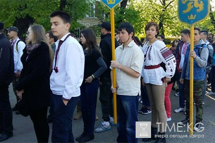 Во Львове прошел парад вышиванок в честь дивизии СС «Галичина»