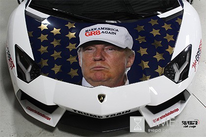 Поклонник Трампа украсил cвой Lamborghini его портретом