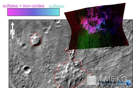 Астрономы нашли подо льдами Марса древние объекты