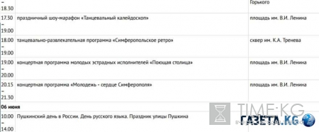 День города Симферополя в 2016 году пройдет насыщенно, администрация объявила план мероприятий