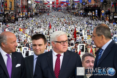 Military: Парад Победы, «Бессмертный Полк» и «нормандская четверка» в Берлине