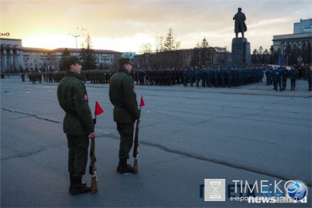 Парад Победы 2016 в Красноярске — репетиция, анонс, фото, видео