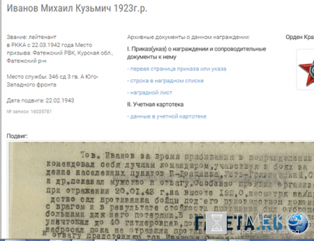 «Подвиг народа», сайт Министерства обороны - люди и награждения 1941-1945, поиск по фамилиям и награждениям