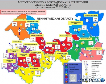 Погода в Санкт-Петербурге ухудшается: в четверг будут ливни и грозы