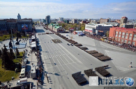 Репетиция парада в Новосибирске 2016: расписание репетиций, ограничение движения