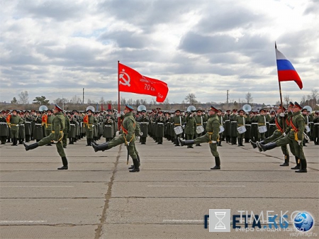 Салют на 9 мая 2016 в Алабино — репетиция