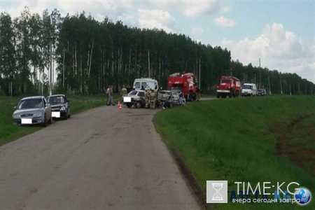 В Самарской области в лобовом ДТП погибли пять человек