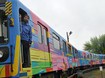В Киеве испанский художник разрисовал поезд метро В Киеве испанский художник разрисовал поезд метро