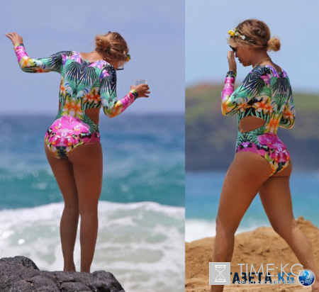 Бейонсе показала странный купальник во время семейного отдыха на Гавайях