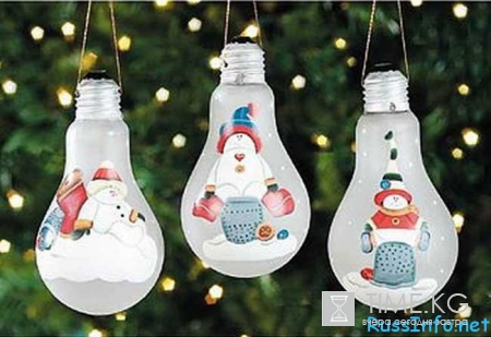 Делаем вместе ёлочные (новогодние) игрушки на Новый год 2016 своими руками