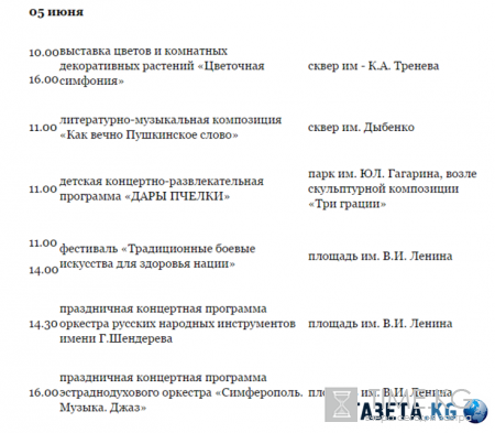 День города Симферополь 2016, программа мероприятий на 4-5 июня: концерт Елены Ваенги, салют в Симферополе, когда будет