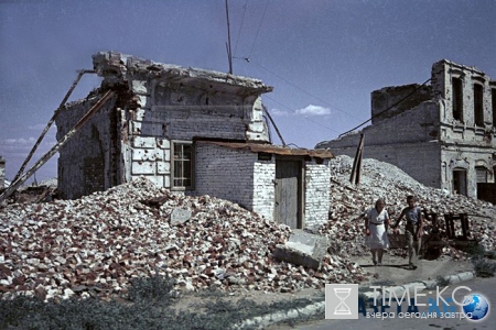 Уникальные фото физкультурного парада в Сталинграде в мае 1945 года. Фотограф Марк Редькин.