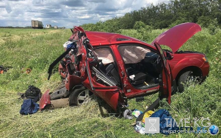 В Ростовской области женщина погибла, двое детей пострадали в ДТП на трассе М4 «Дон»