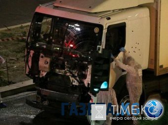 Момент наезда грузовика на людей в Ницце попал на видео