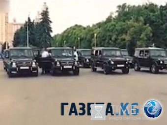 Скандал: выпускники академии ФСБ устроили в Москве массовый заезд на Gelandewagen (ВИДЕО)