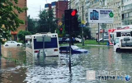 Ливень в Красноярске 12 июля 2016 парализовал город (ВИДЕО, ФОТО)