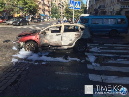 В Киеве прямо в машине взорвали известного журналиста (фото, видео)