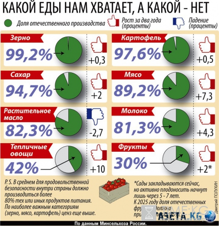 Два года санкций: Наших товаров больше, цены выше [инфографика]