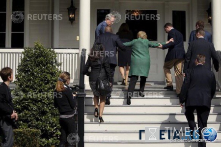 Телохранитель Хиллари носит с собой шприц авто-инъектора для Диазепама противосудорожного препарата (видео)