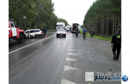 В Кузбассе жуткое лобовое ДТП с жертвами попало на фото – кадры шокируют