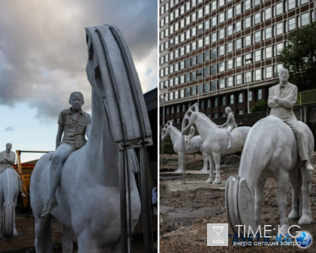 В Лондоне появились исчезающие скульптуры (фото, видео)