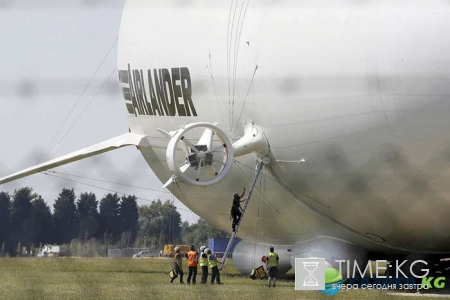 ВИДЕО: супердирижабль Airlander 10 потерпел крушение