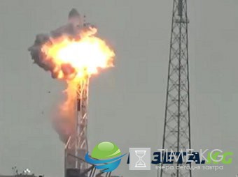 Момент взырва ртакеы Falcon 9 паопл на ВЕИДО