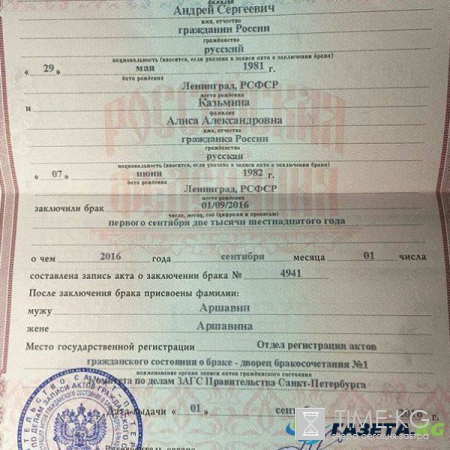 Андрей Аршавин женился на возлюбленной