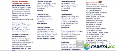 День учителя 2016 года: какого числа, поздравительные стихи, что подарить