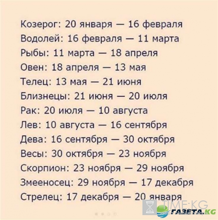 Новый знак зодиака Змееносец 2016 правда или нет: НАСА добавили 13 знак зодиака, даты