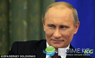 Огромный портрет президента России Путина появился на мосту в Нью-Йорке