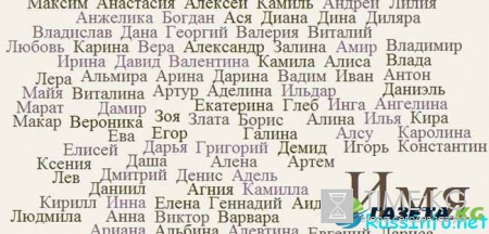 Выбор имени для рожденных в ноябре 2016 года