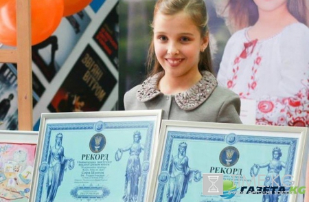 Юная украинка попала в Книгу рекордов (видео)