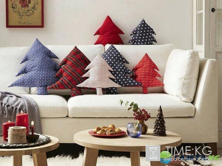 HAND-MADE. Мягкие новогодний декор и интерьерные подушки!