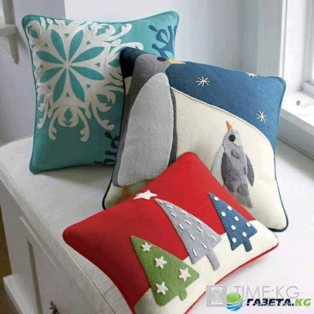 HAND-MADE. Мягкие новогодний декор и интерьерные подушки!