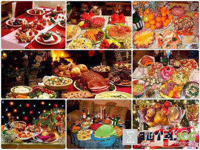 Новогодний стол в год Петуха 2017: рецепты вкусных блюд с фото