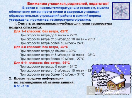 Актировка Тюмень сегодня: в школу не пойдут только младшие классы
