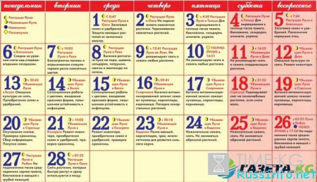 Лунный посевной календарь садовода-огородника на февраль 2017 года